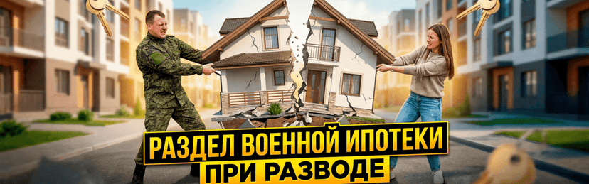 Военная ипотека при разводе супругов: как происходит раздел имущества и обязательств по ипотеке
