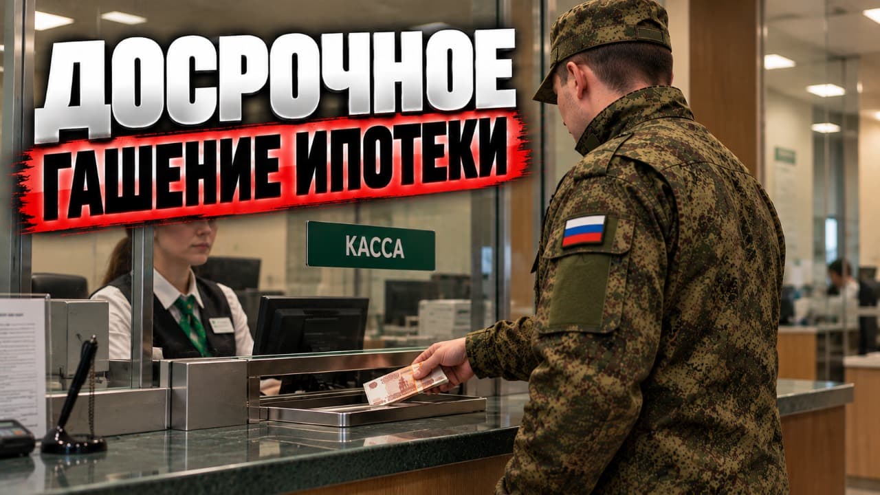 Досрочное погашение военной ипотеки